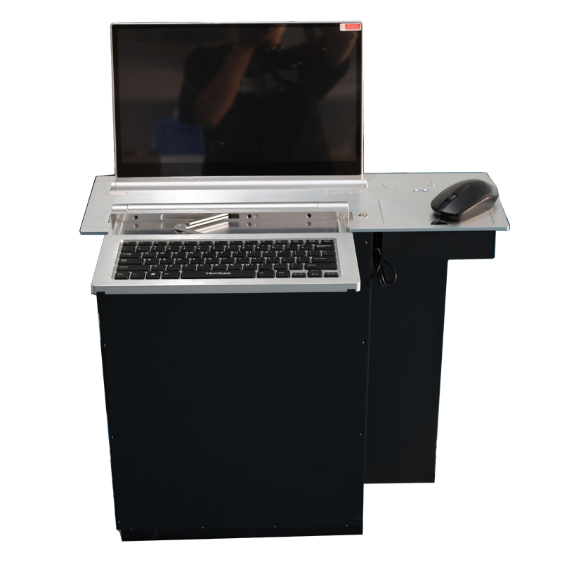 मोटारीकृत एलसीडी मॉनिटर लिफ्टसाठी BOE स्क्रीन मागे घेण्यायोग्य मोटाराइज्ड मॉनिटर लिफ्ट टेबल